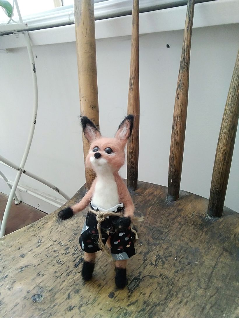 My project for course: Needle Felting: Creation of Characters with Needle and Thread 1