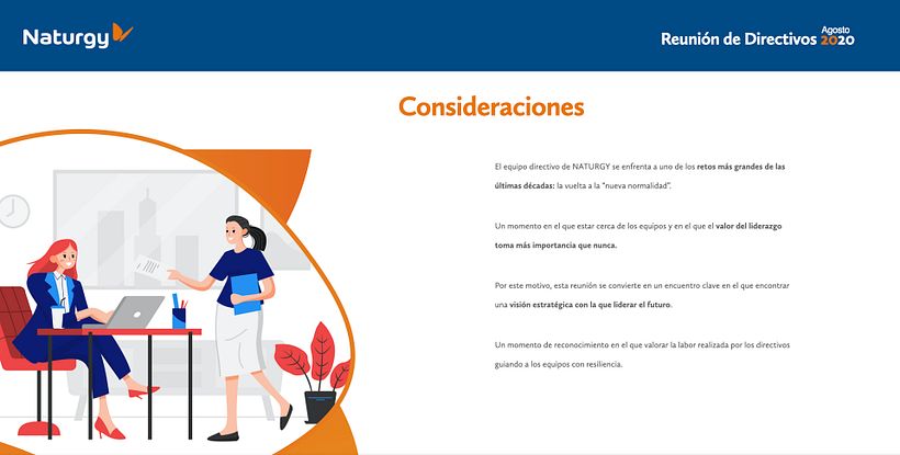 Mi proyecto del curso: Principios de diseño para presentaciones Presentación Naturgy 4