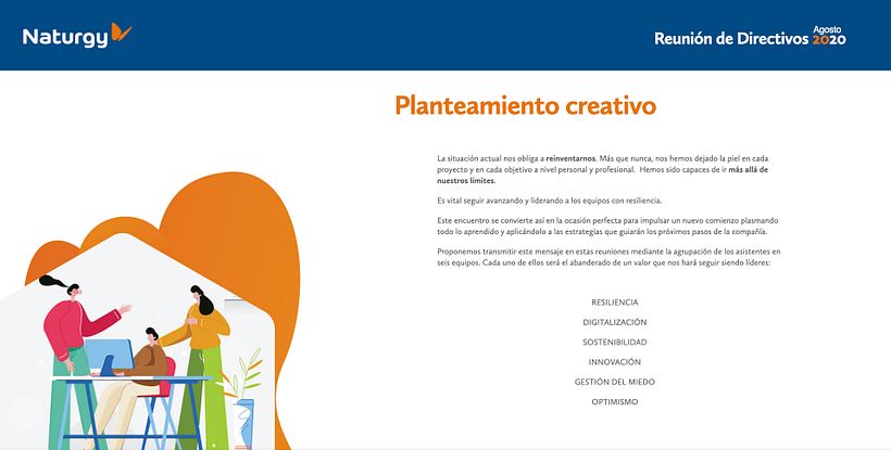 Mi proyecto del curso: Principios de diseño para presentaciones Presentación Naturgy 6