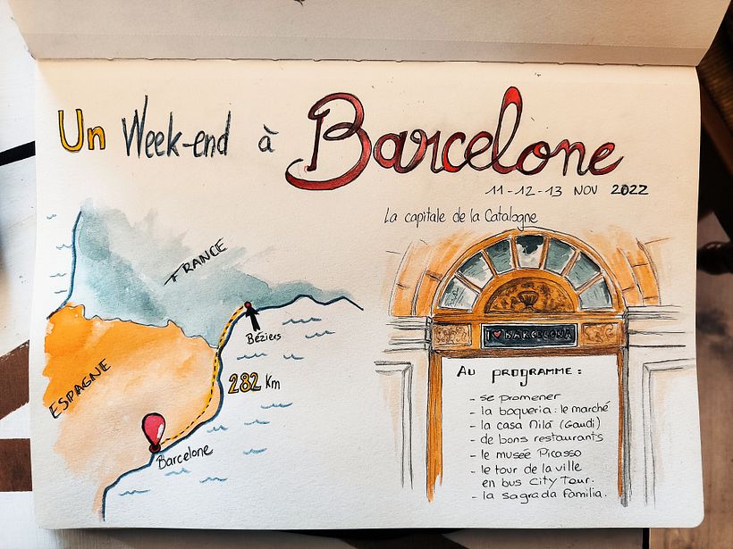  Carnet de voyage Barcelone  3