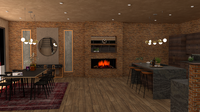 My project for course: Interior Renders with SketchUp and V-Ray Next 5