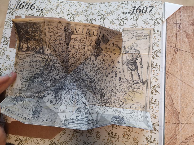 John Smith's map of Chesapeake Bay area