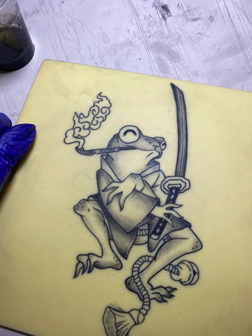 Mi proyecto del curso: Técnicas de tatuaje blackwork con línea fina 4