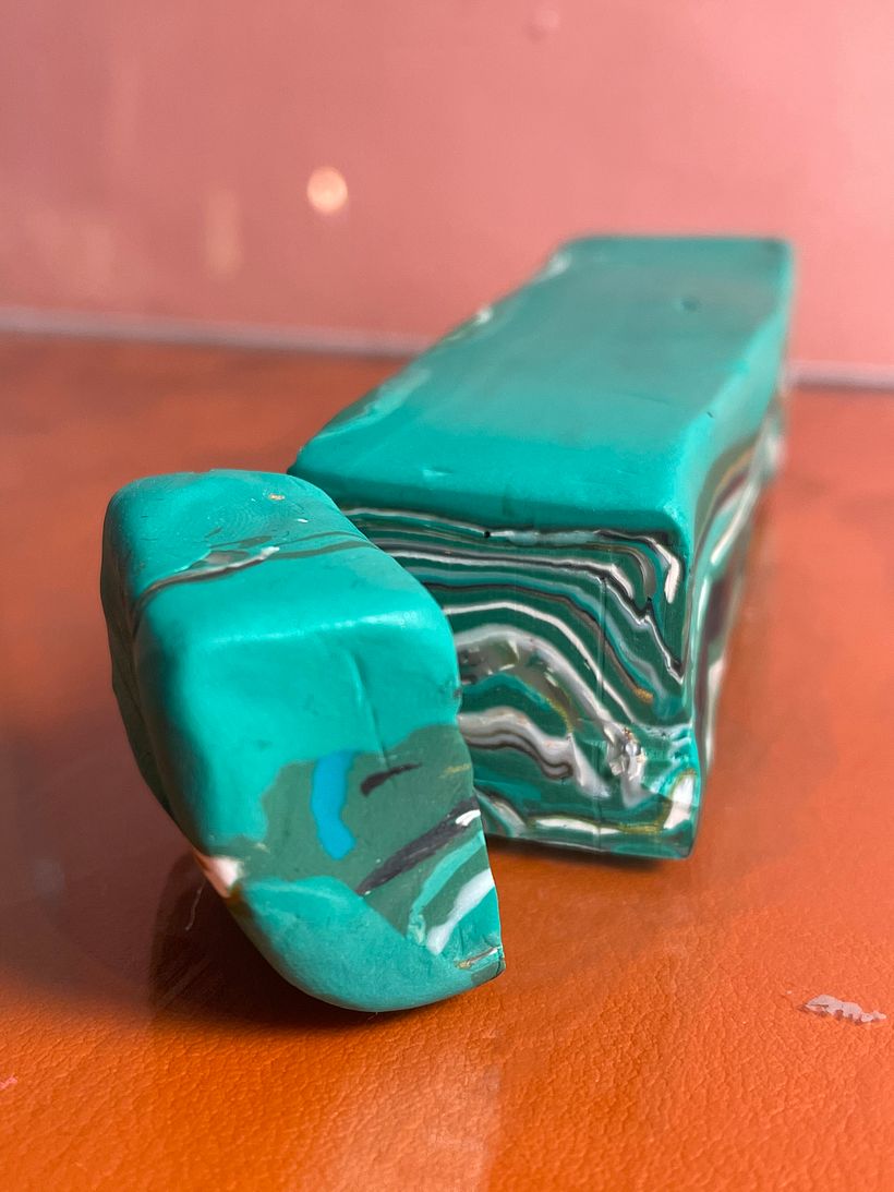 My project for course: Polymer Clay Earrings: Make Marbled Accessories 2