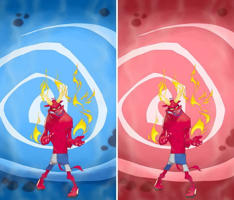 Red Bull / Rookie Bullz Visual Development 4