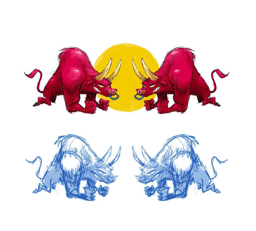 Red Bull / Rookie Bullz Visual Development 5