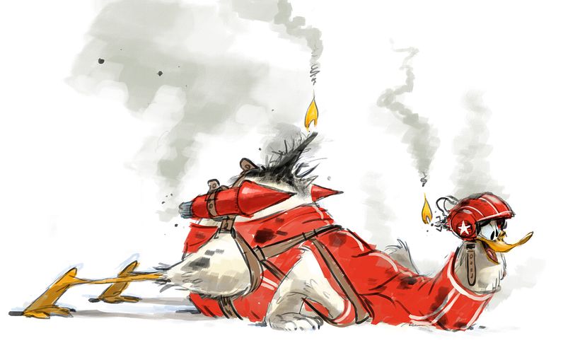 Giant Duck Crash Landing 5