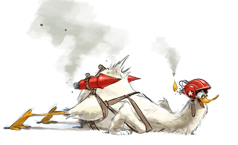 Giant Duck Crash Landing 4