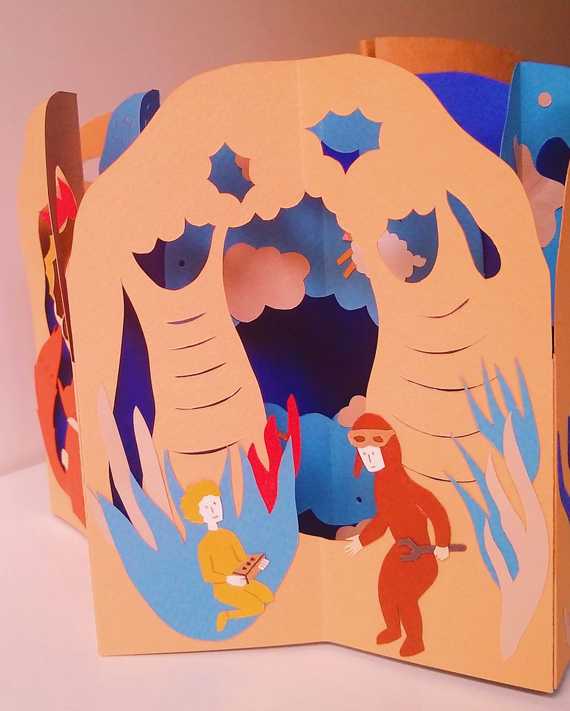 Mi proyecto del curso: Ilustración con papercut: crea libros extraordinarios 2