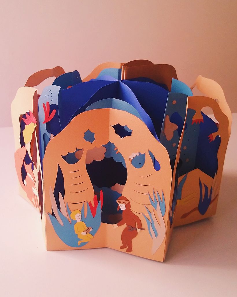 Mi proyecto del curso: Ilustración con papercut: crea libros extraordinarios 12