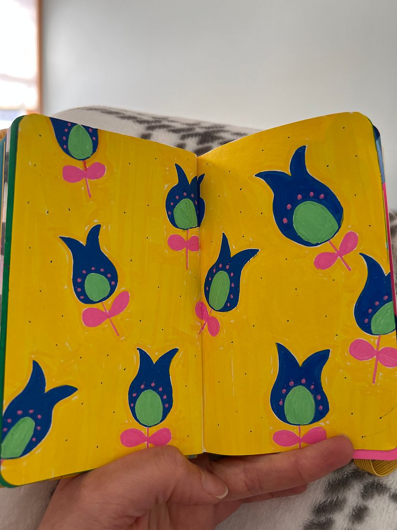 My project for course: Botanical Patterns in a Sketchbook: Conquer the Blank Page 5