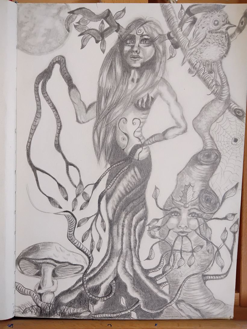 Forest Tree Druid