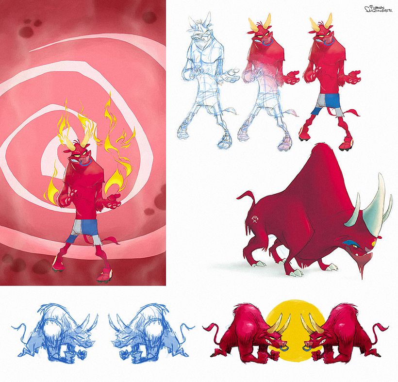 Red Bull / Rookie Bullz Visual Development 3