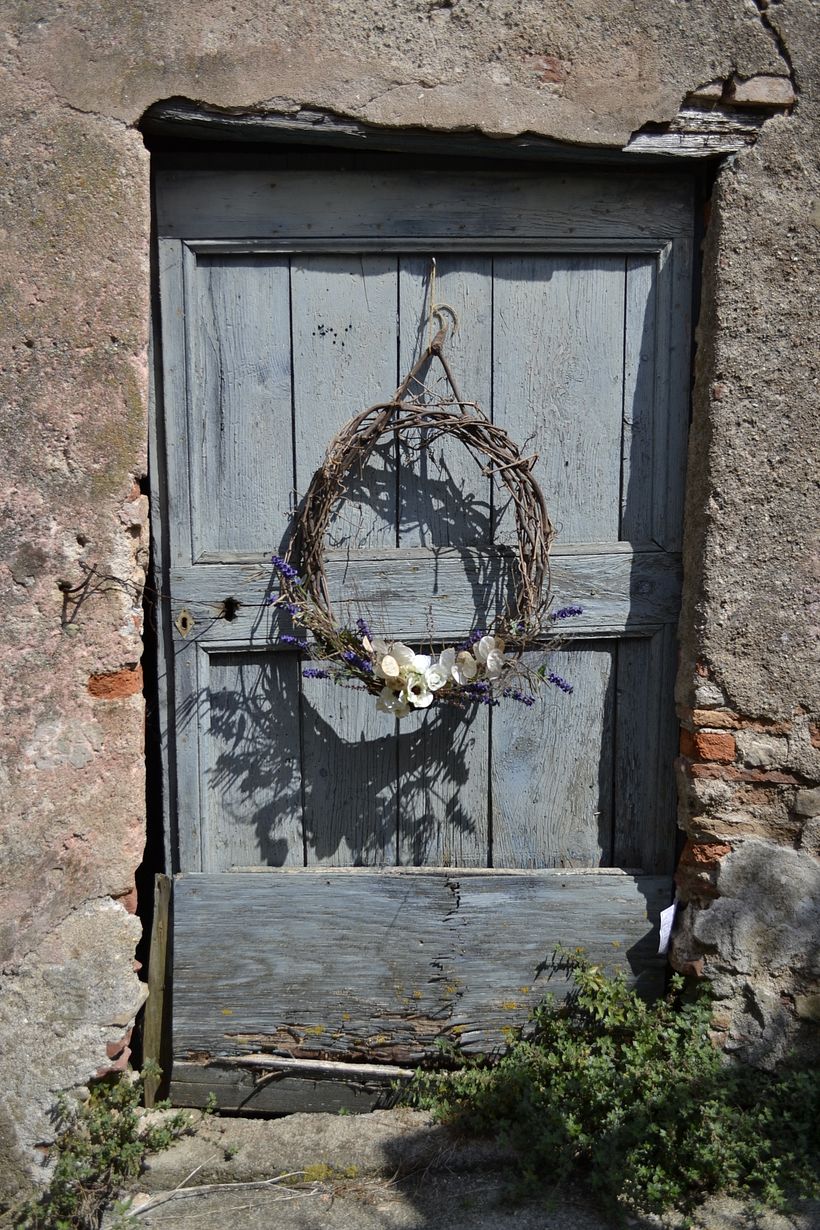 Il mio progetto del corso: Creazione di una ghirlanda con fiori secchi 3