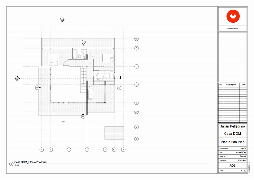 Mi proyecto del curso: Diseño y modelado arquitectónico 3D con Revit 2
