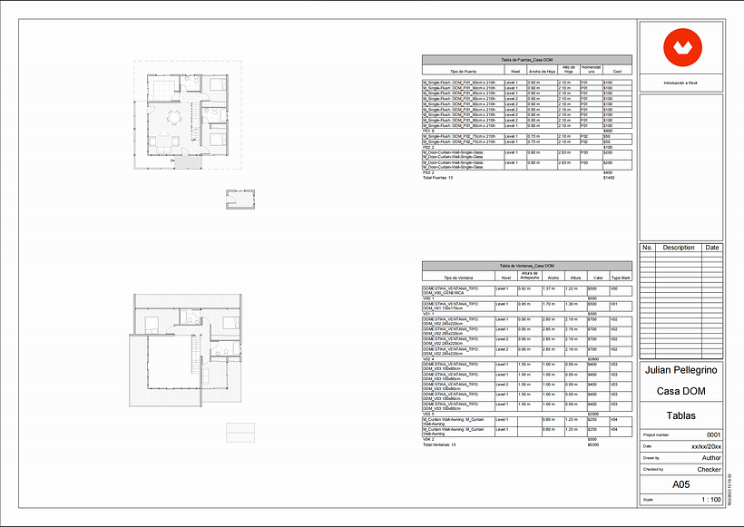 Mi proyecto del curso: Diseño y modelado arquitectónico 3D con Revit 5