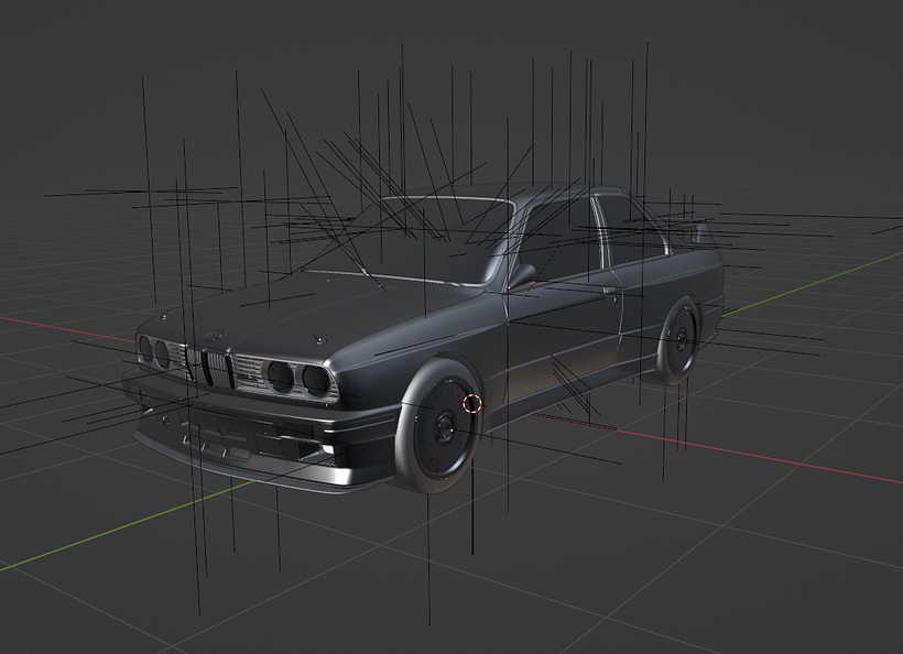 First i borrowed BMW M3 e30 from Assetto Corsa