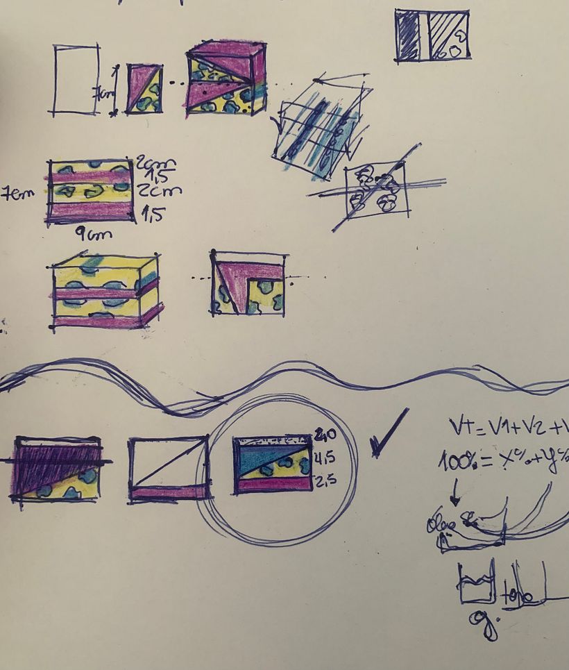Desenhei uns projetos e escolhi esse que está com um círculo. 