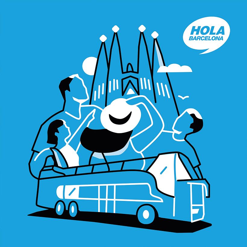 HOLA BARCELONA (Transports Metropolitans de Barcelona). Gráficas corporativas 4