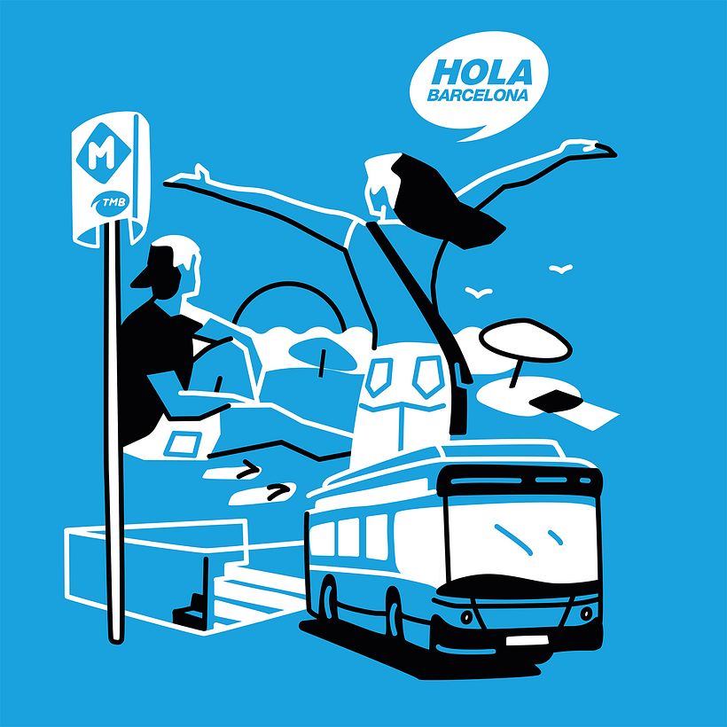 HOLA BARCELONA (Transports Metropolitans de Barcelona). Gráficas corporativas 7