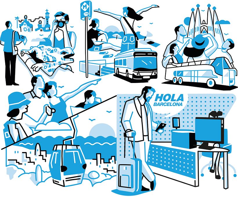HOLA BARCELONA (Transports Metropolitans de Barcelona). Gráficas corporativas 9