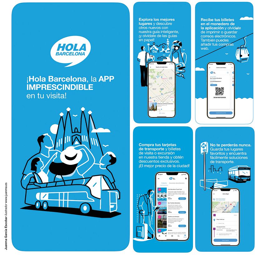 HOLA BARCELONA (Transports Metropolitans de Barcelona). Gráficas corporativas 10