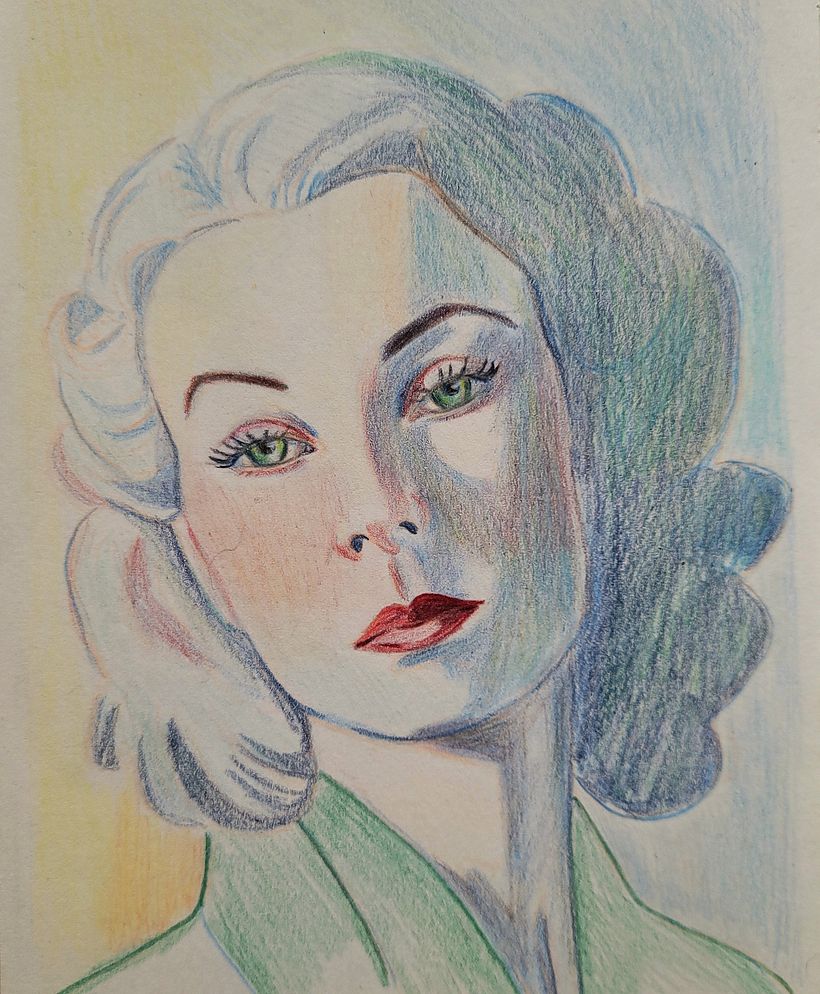 This portrait turned out too harsh