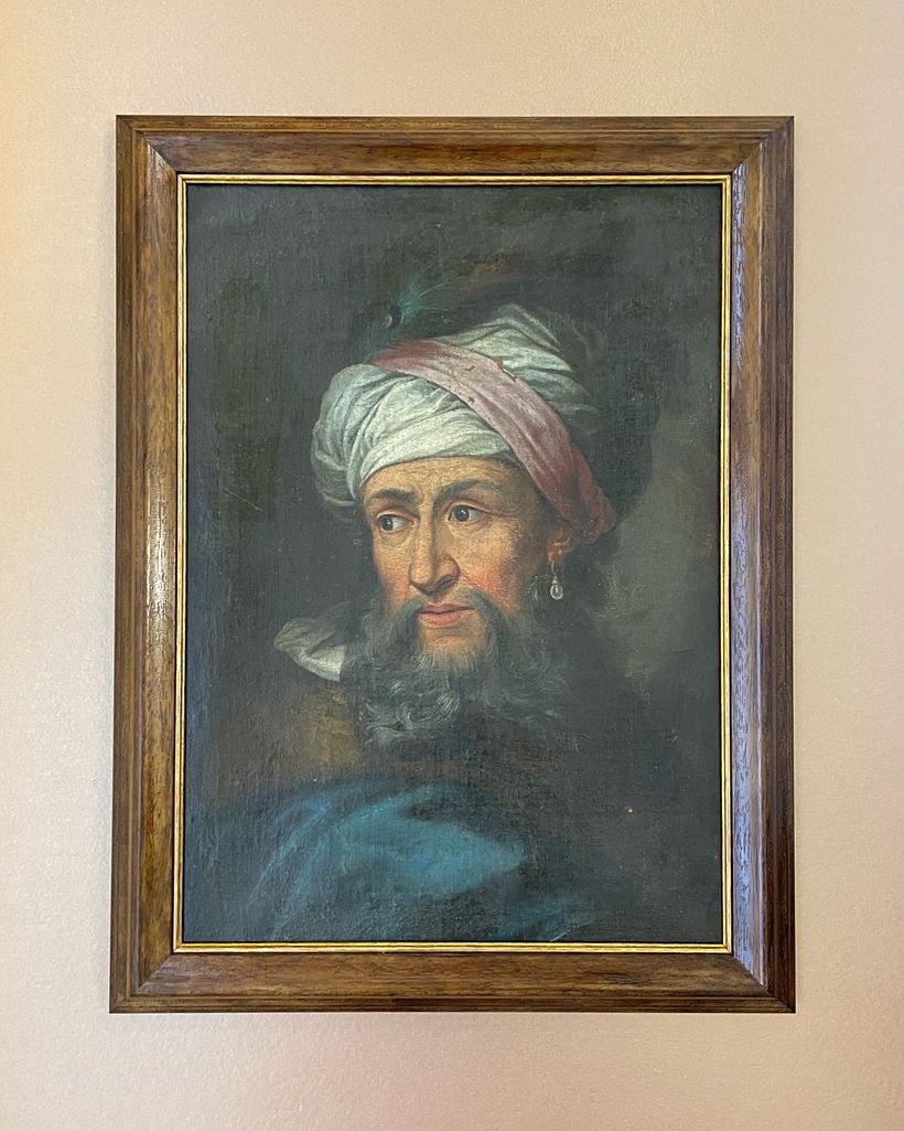Stained and polished frame with gold slip, Unknown artist 2