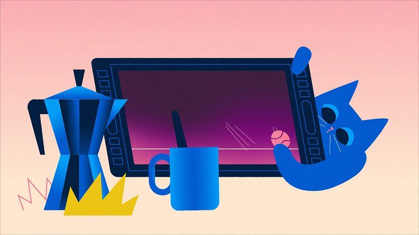 Ilustración para motion graphics