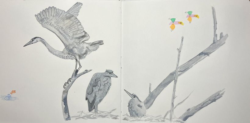 Exercice monochrome et clins d'oeil naratifs