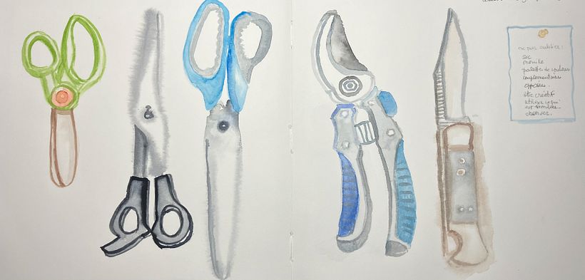 Exercice: objets familiers (secs et humides)