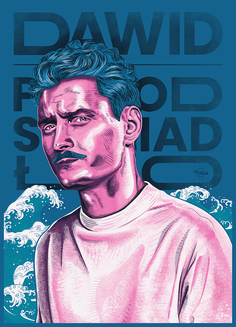 My project for course: Portrait Illustration Techniques with Illustrator and Photoshop 2