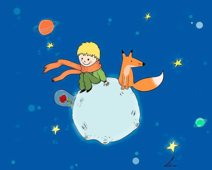 Ilustración de "El principito"