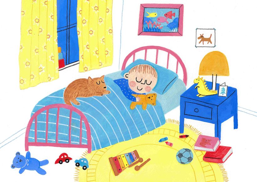 Sleeping Child - Ilustração tradicional