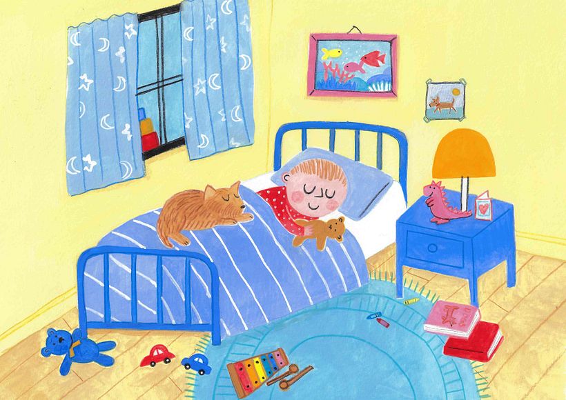 Sleeping Child - Ilustração tradicional