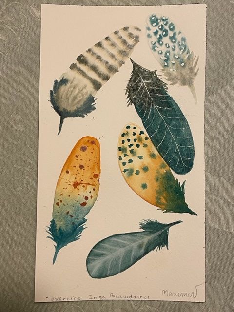 Mon projet du cours : Aquarelle florale créative : renouez avec la nature 6