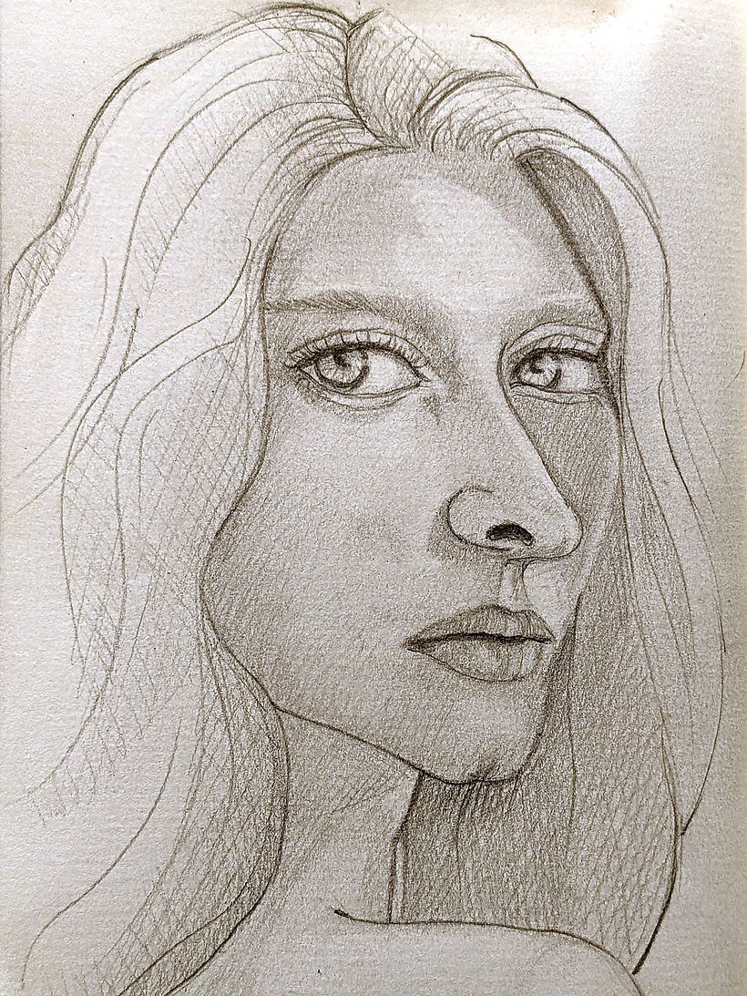 My project for course: Portrait Sketchbooking: Explore the Human Face 6