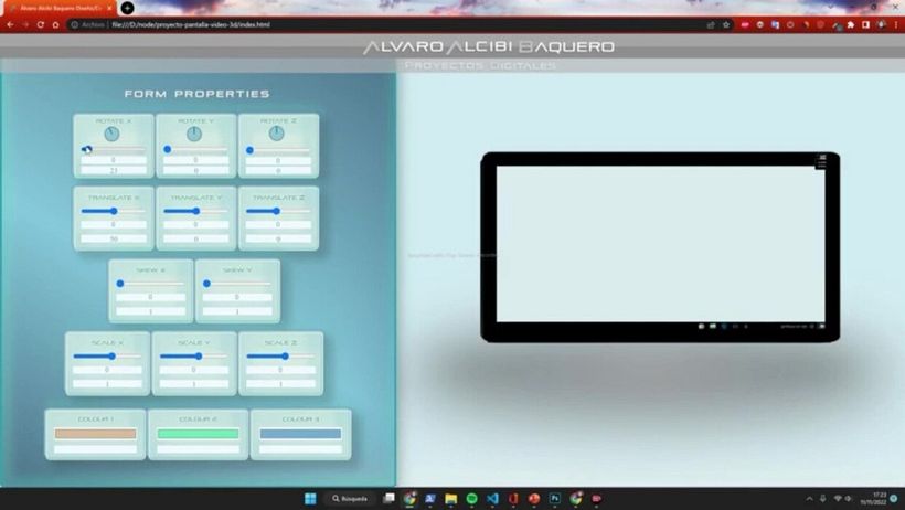 Panel de Control 3d 2