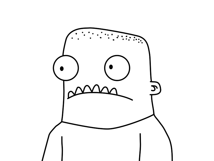 I don't want to upload a project - Illustrazione tradizionale