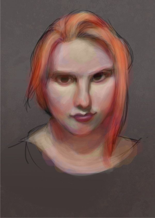 Saturation - adding bright colors to create undertones in the skin and hair