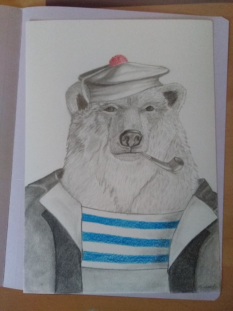 Mon projet du cours : Dessin naturaliste d'animaux au crayon graphite 2