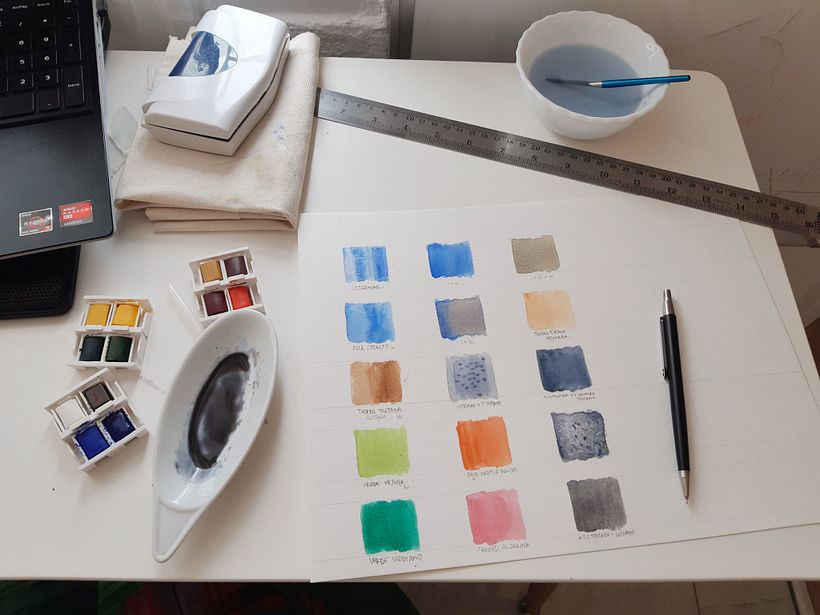 Proyecto: Técnicas de ilustración naturalista: ballenas en acuarela 4