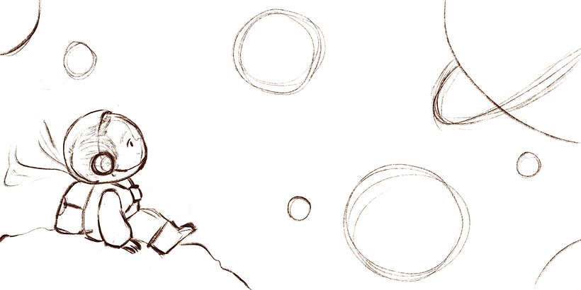 The sketch - I actually don’t think of the fox at this point 🤣