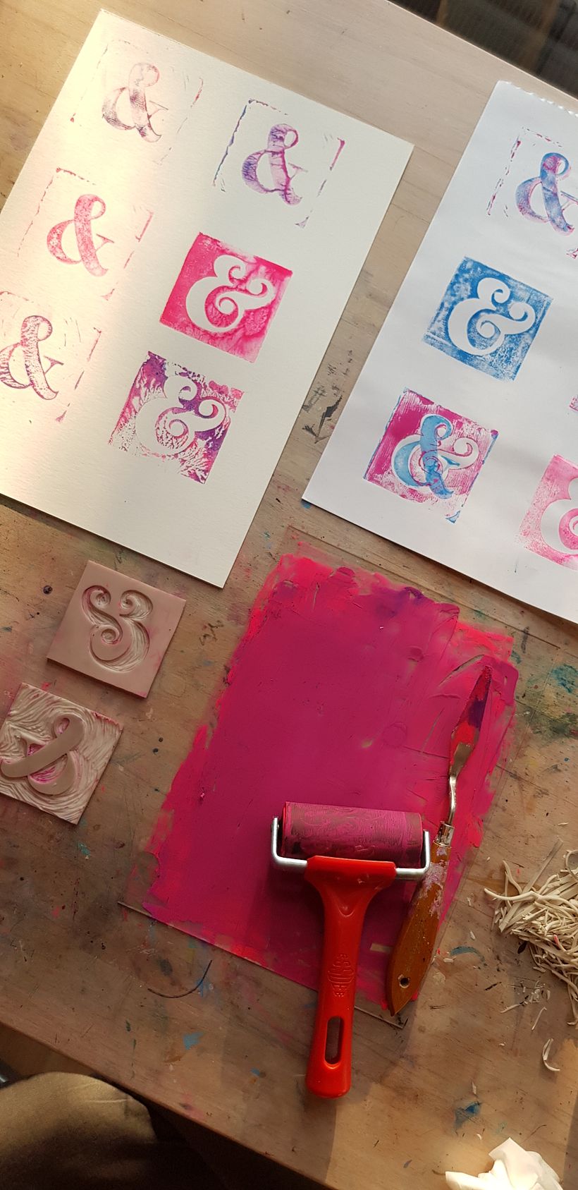 My project for course: Engraving Stamps and Printing Techniques 2