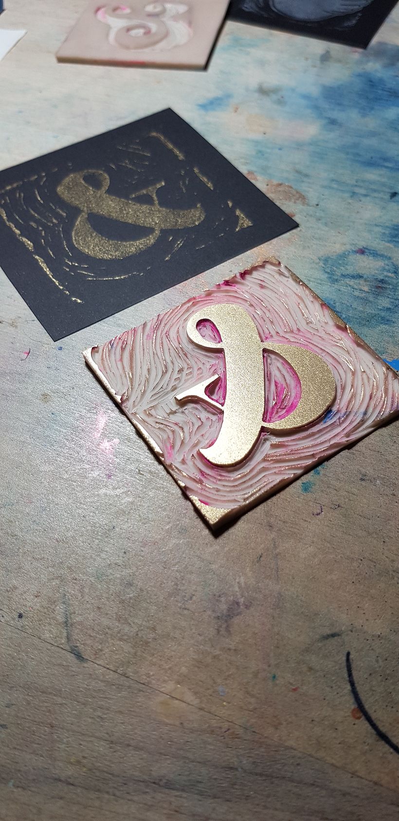 My project for course: Engraving Stamps and Printing Techniques 13