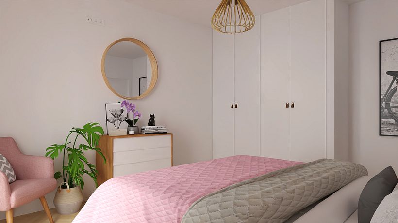 Nêz Villa Guest Bedroom and Ensuite - 3D