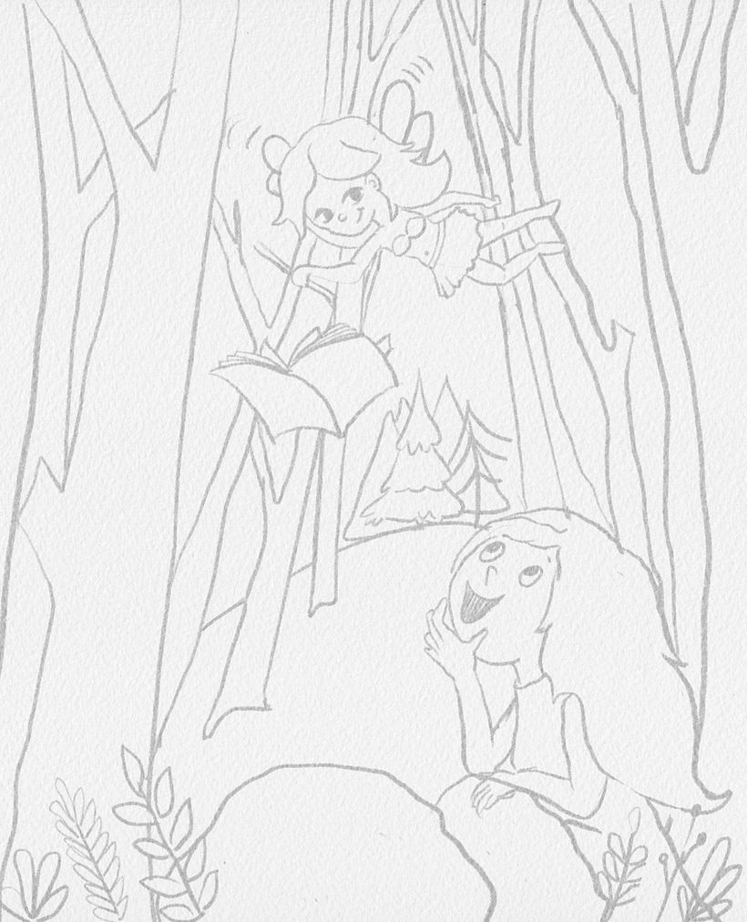 Mein Abschlussprojekt für den Kurs: Kinderbuchillustrationen in Procreate: Male magische Szenerien 2