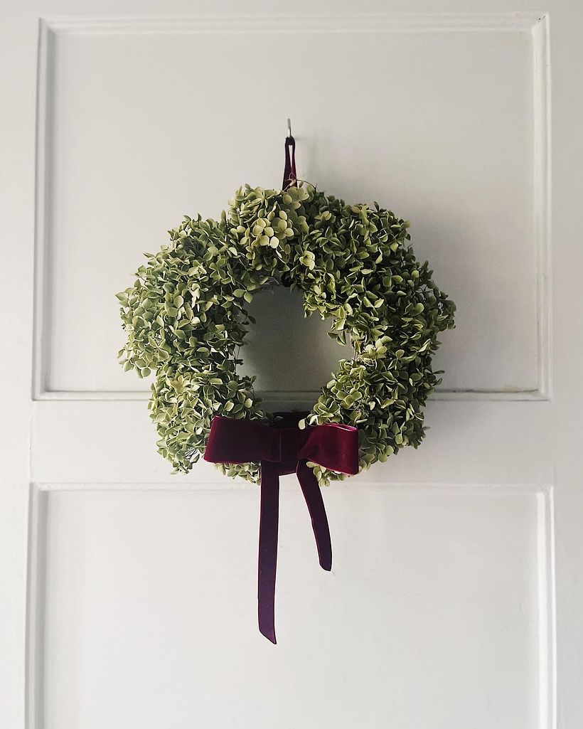 Dried wreath 