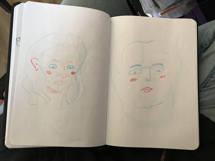 Sketch and aquarelle 1