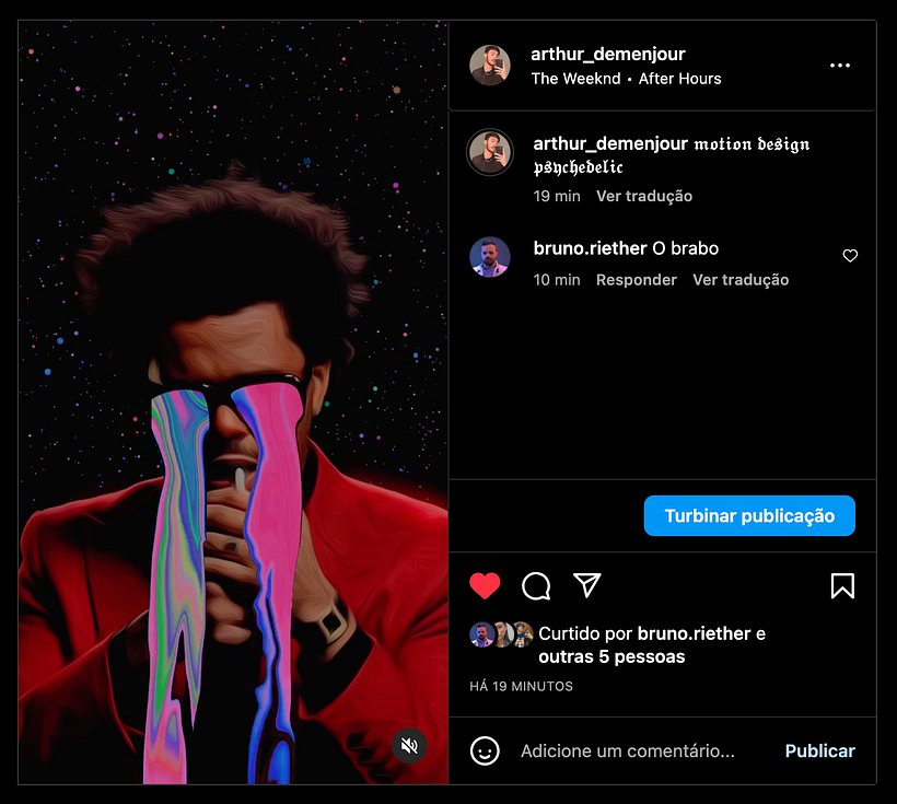 Link do projeto https://www.instagram.com/p/CpITuI-AJo-/